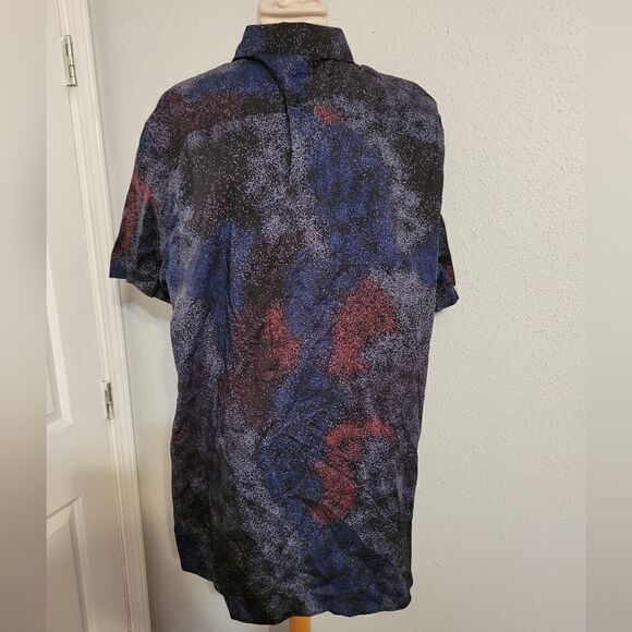 Perry Ellis men's Button Down Multicolor Shirt Sz 2XLT - Picture 3 of 6